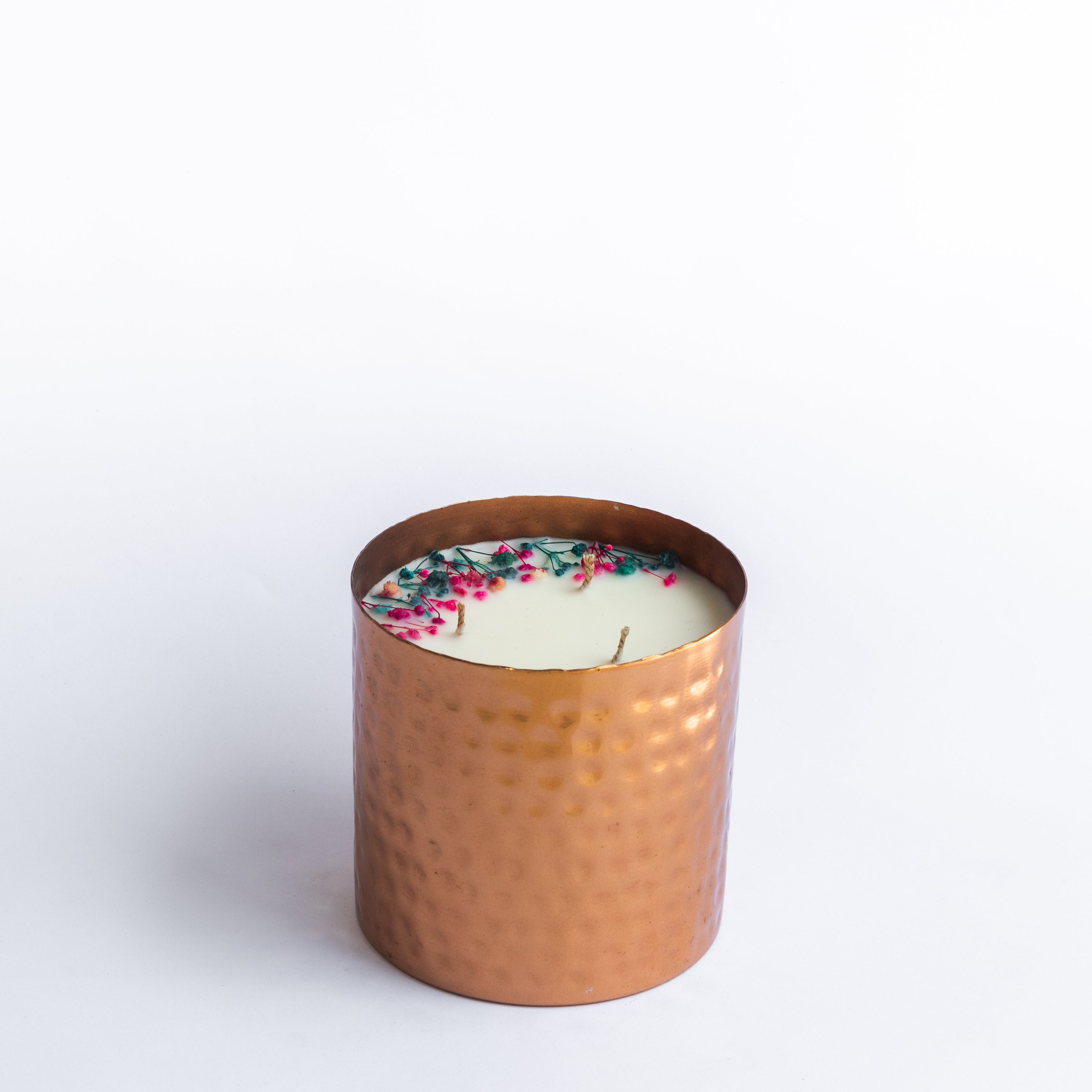 Majestic Hammered Jar Candle - Blackberry