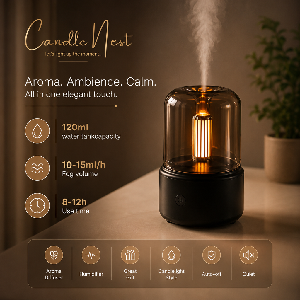Candle Light Humidifier