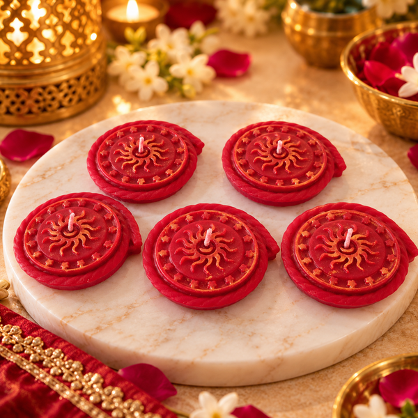 Chakri Candle - Imperial Rose (Pack of 16)