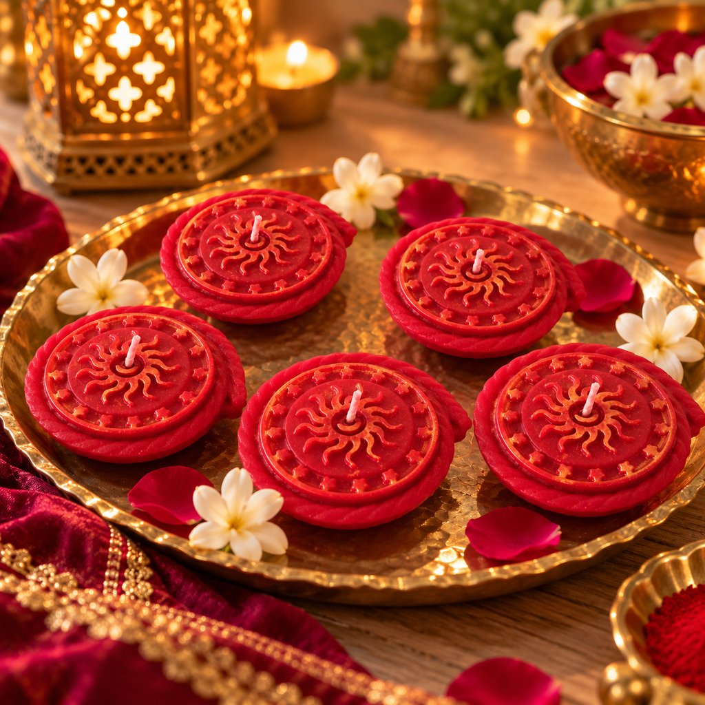 Chakri Candle - Imperial Rose (Pack of 16)