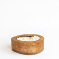 Amorphic Wooden Bowl Candle - Ethereal Jasmine