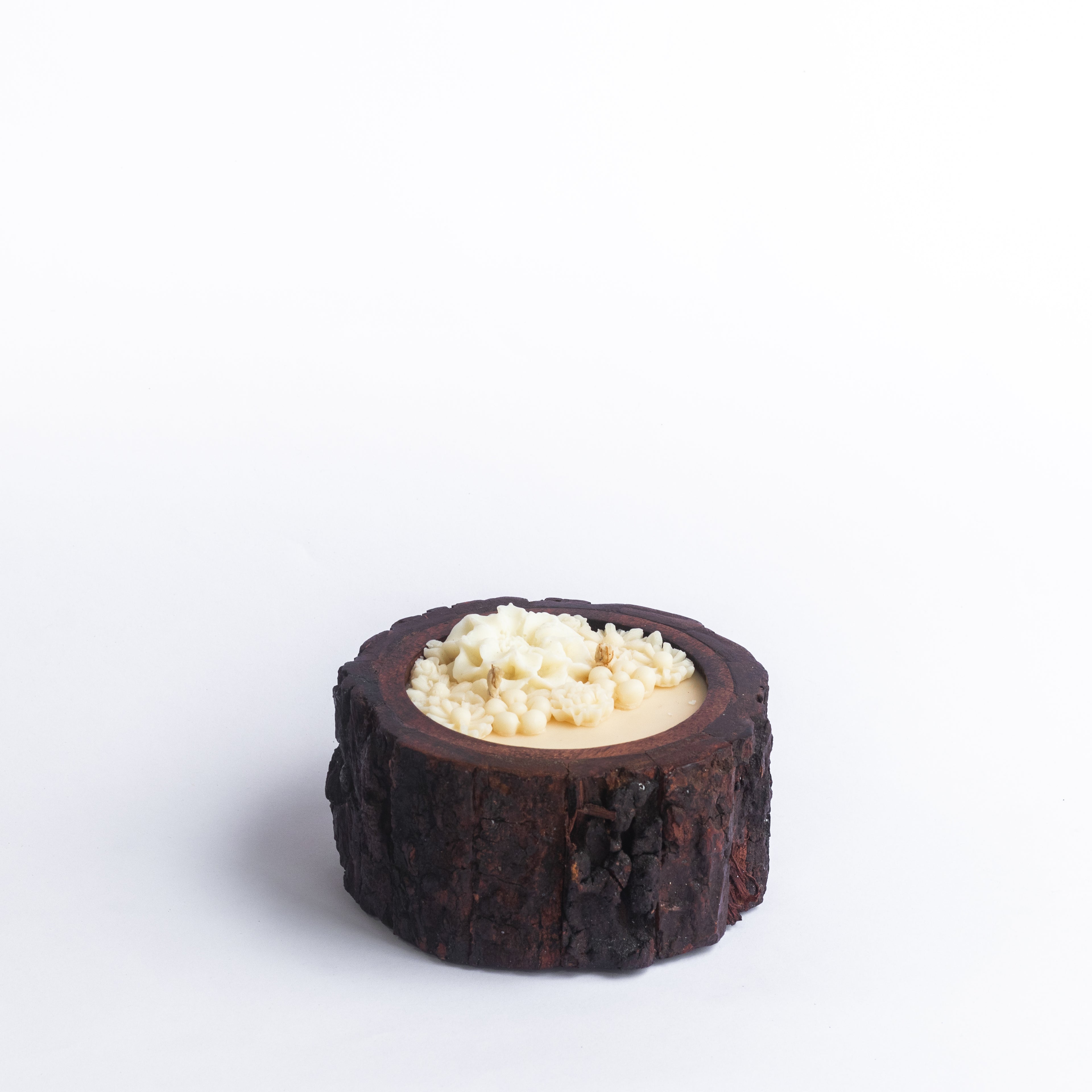 Wooden Bark Candles - Ethereal Jasmine