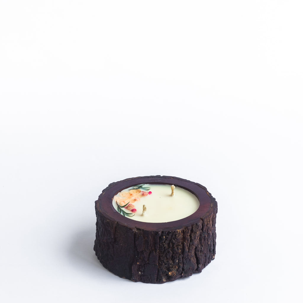 Wooden Bark Candles - Forestwood