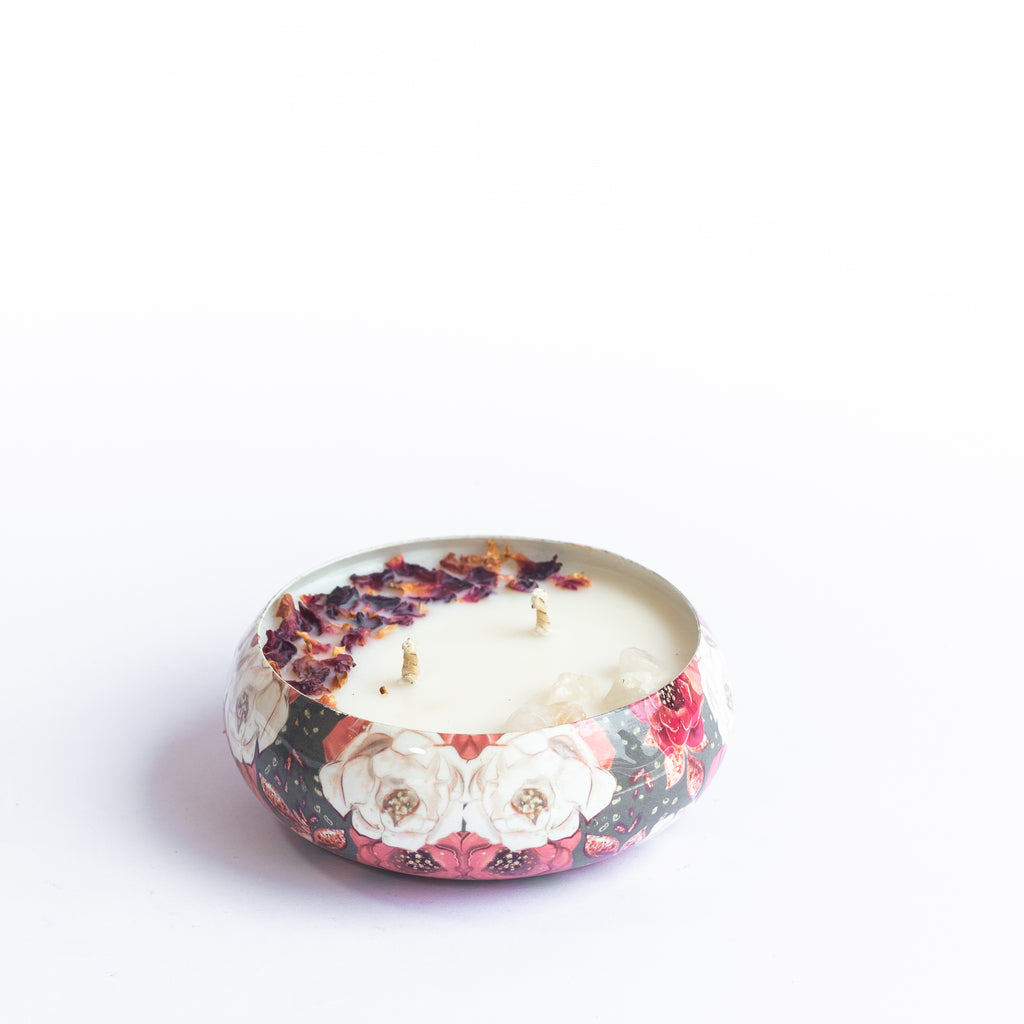 Meenakari Urli Candle - Imperial Rose