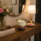 Hanging Bucket Candle - Imperial Rose