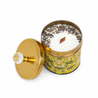 Yellow - Pichwai Jar Candle - Lavender Meadow