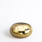 Golden Glimmer Urli Candle - Lemongrass Twist