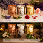 Metallic Harmony Candle Trio