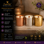 Metallic Harmony Candle Trio