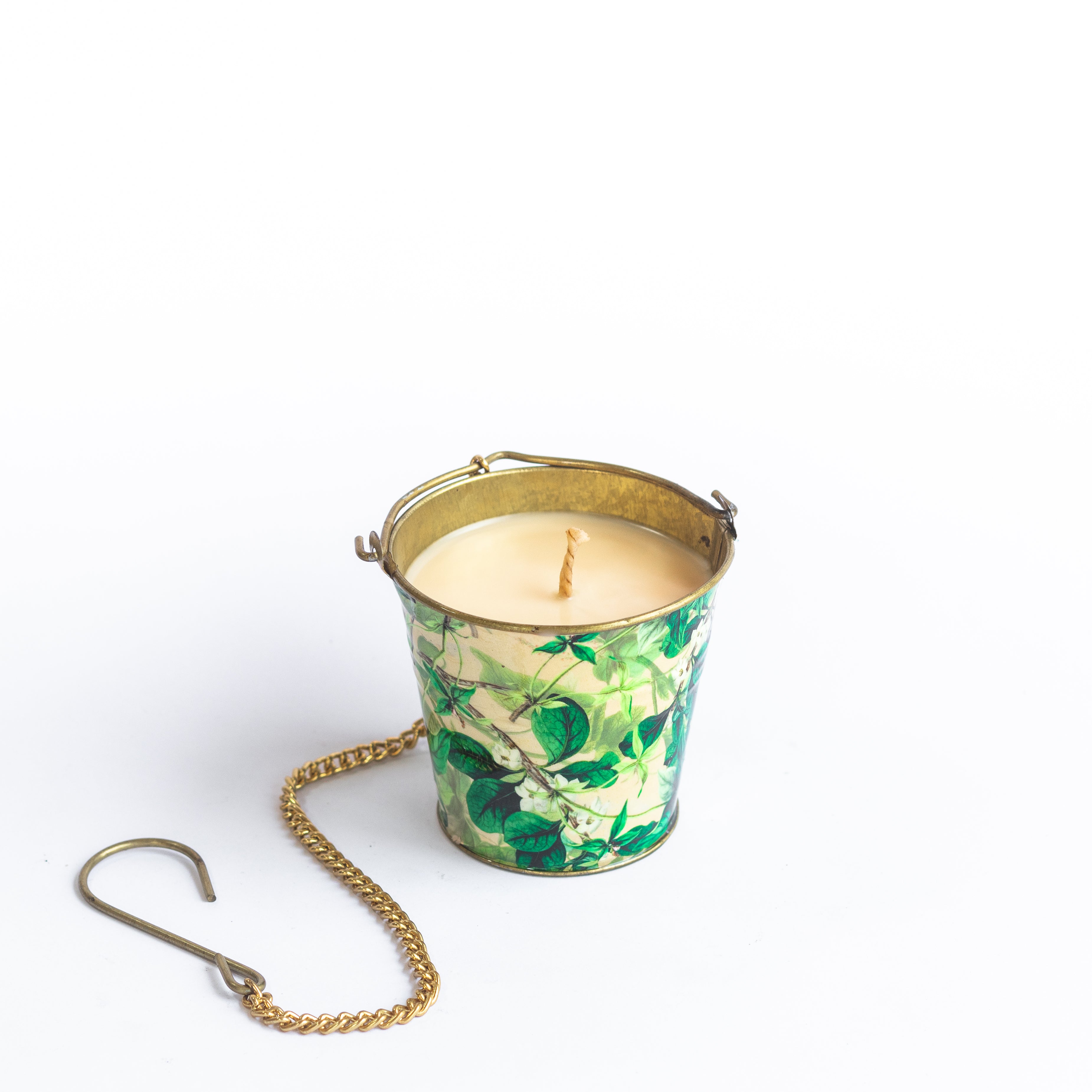 Hanging Bucket Candle - Mogra