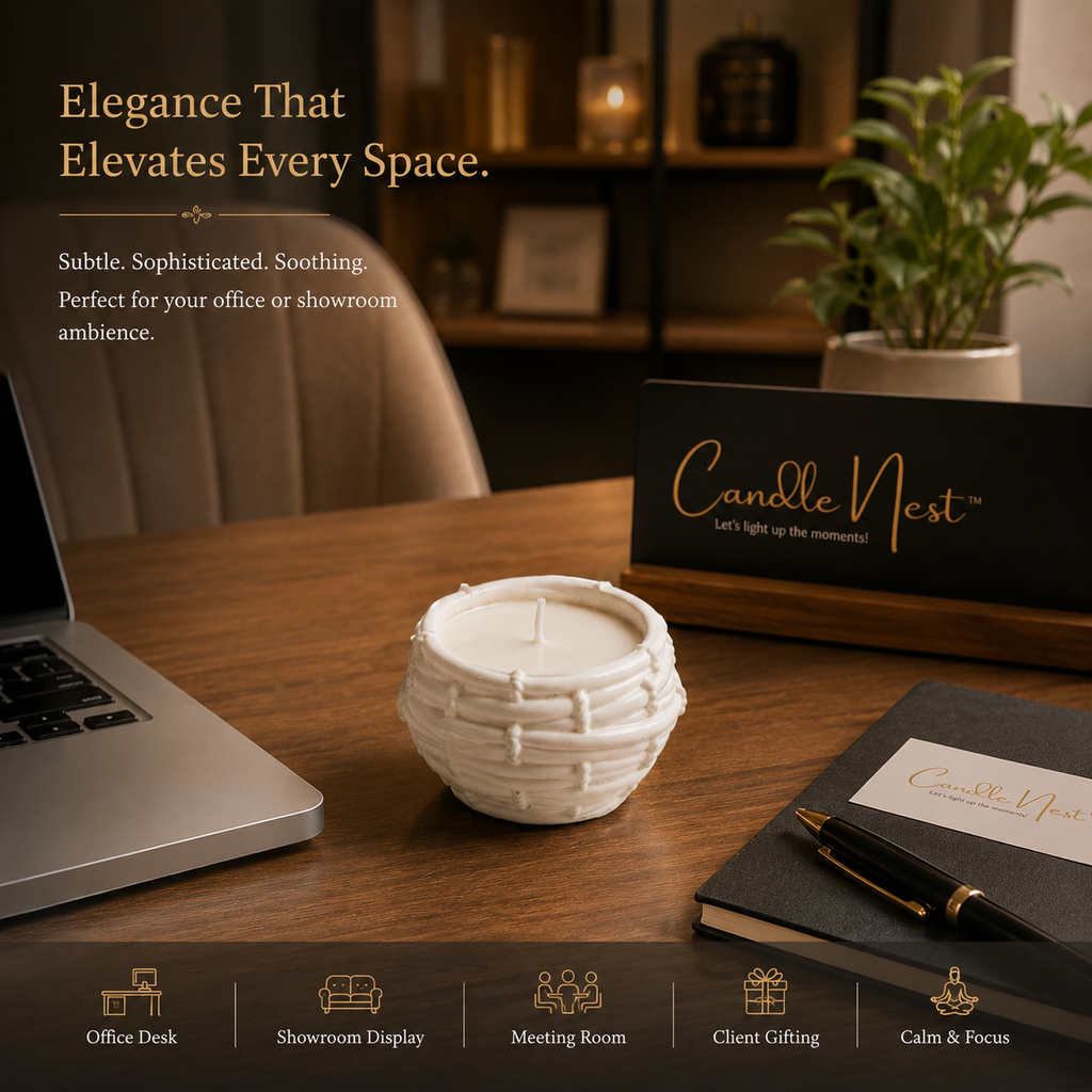 Ceramic Nest Candle