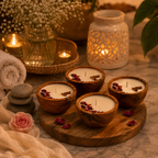 Mini Bowl Candle Set - Rose Oudh