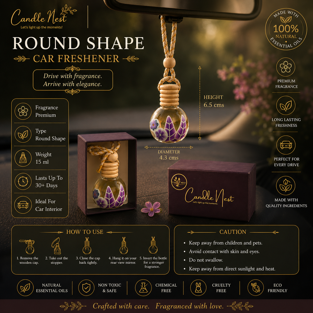 Round Shape Car Freshner