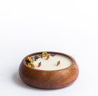 Luxe Wooden Bowl Candle - Oudh Royale
