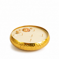 Hammered Golden Glimmer  Urli Candle - Seaside Whipser