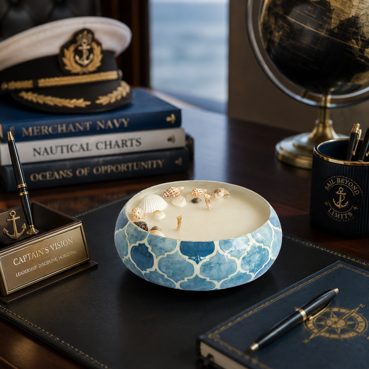 Meenakari Urli Candle - Seaside Whisper