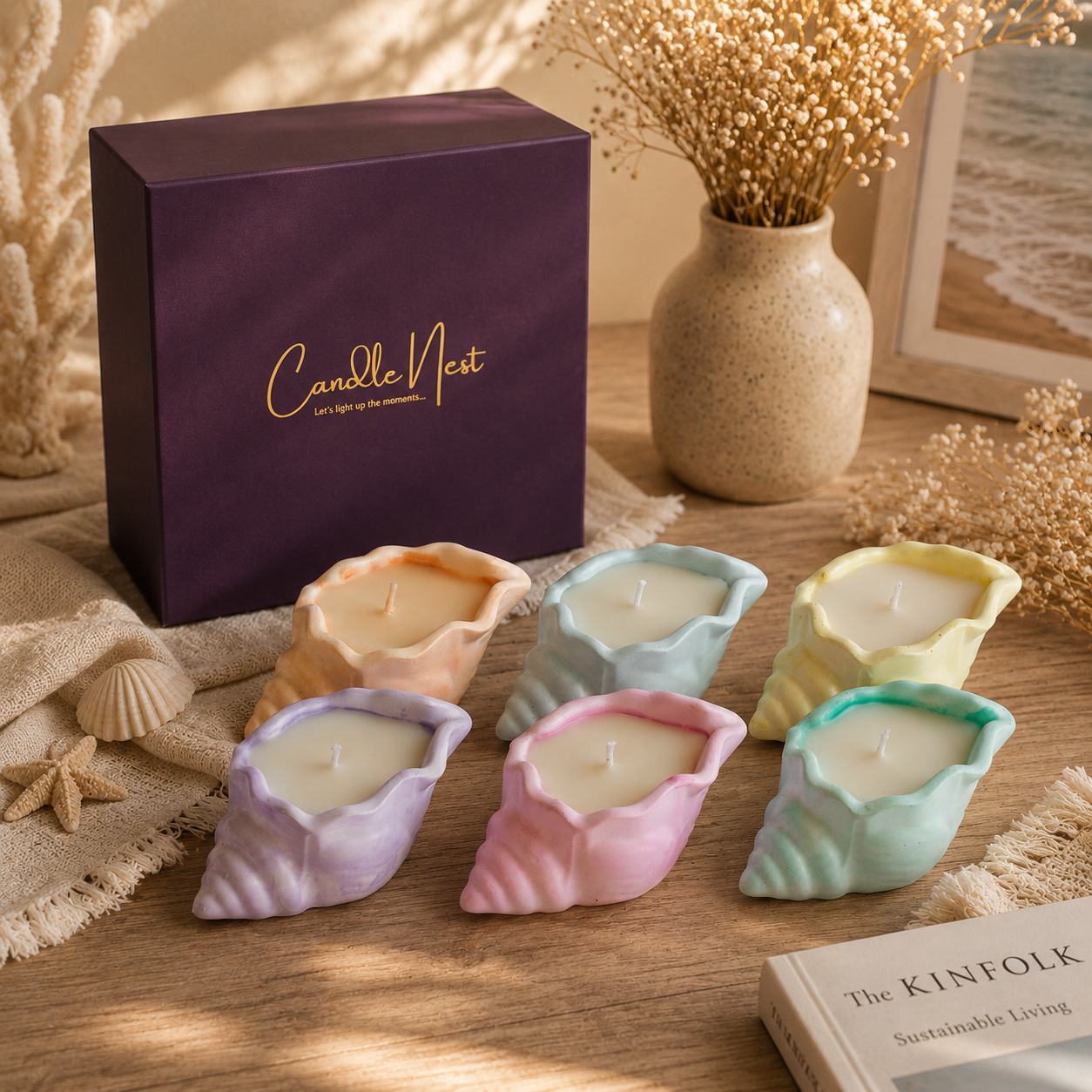 Shell Candle Collection