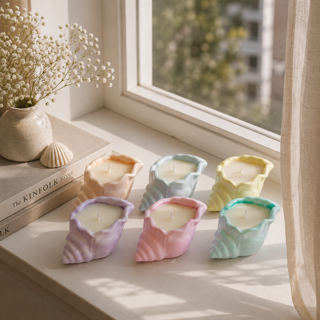 Shell Candle Collection