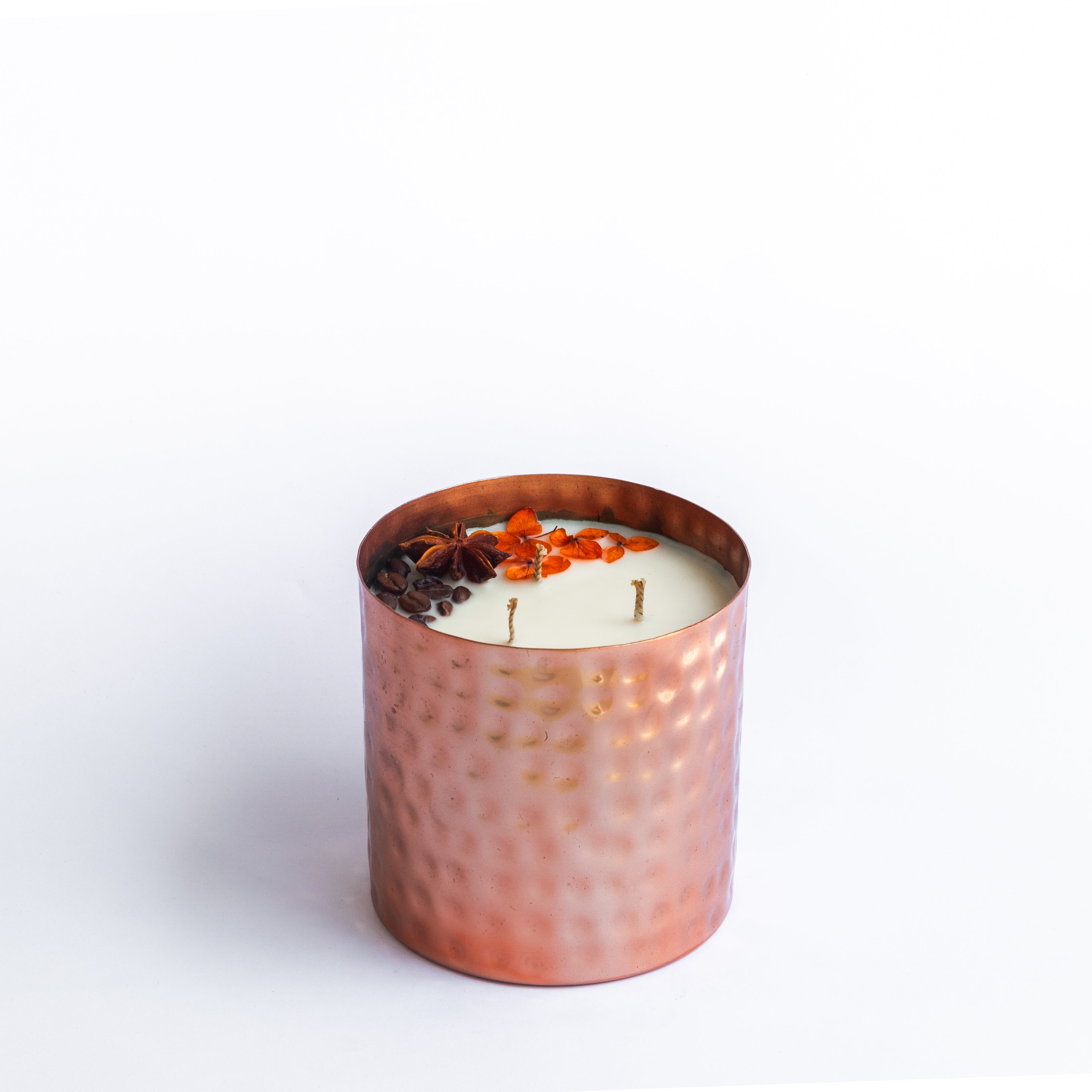 Majestic Hammered Jar Candle - Tobacco Vanilla