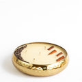 Hammered Golden Glimmer  Urli Candle - Velvety Vanilla