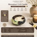 Meenakari Urli Candle - Velvety Vanilla