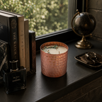 Majestic Hammered Jar Candle - Wild Musk
