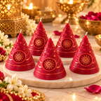 Diwali Anar Candle - Imperial Rose (Pack of 4)