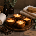 Mini Bowl Candle Set - Coffee